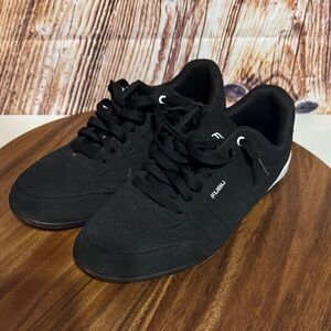FUBU Men's Black Sneakers with Subtle White Highlights
